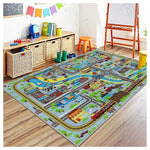 Kids Large Traffic Road Rug Play Mat