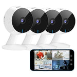 4 LaView 2K Indoor Home Security Cameras