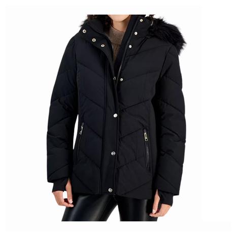 Michael Kors Women's Faux-Fur Hooded Puffer Coat (6 Colors)