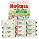768 Huggies Unscented Sensitive Baby Wipes