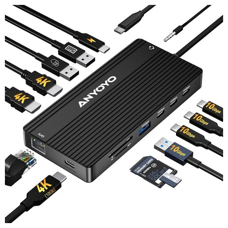 14 In 1 ANYOYO USB C Docking Station