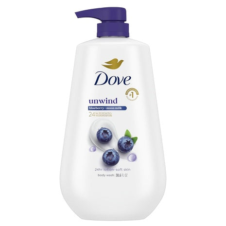 Dove Body Wash Unwind Blueberry & Moon Milk