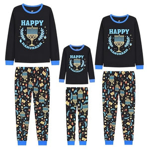Happy Hanukkah Family Matching Pajamas