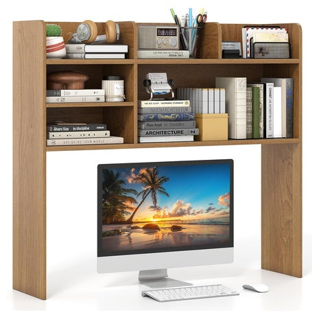 6-Shelf Desktop Hutch