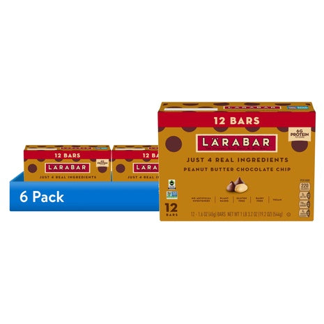 72 Larabar Peanut Butter Chocolate Chip Bars