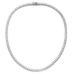 Flawless Cubic Zirconia Tennis Necklace