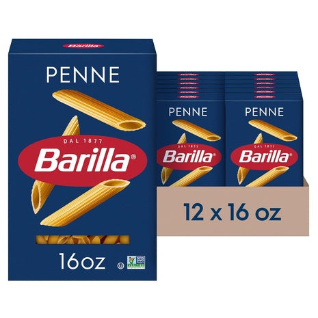 12 Boxes Of Barilla Penne Pasta
