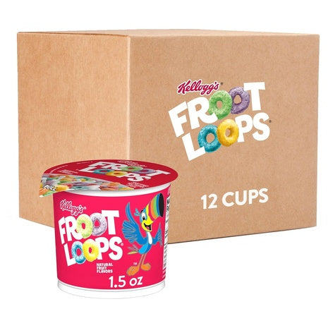 12 Cups of Kellogg’s Froot Loops Breakfast Cereal