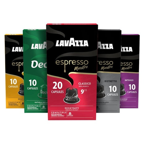 60 Lavazza Espresso Variety Nespresso Original Capsules