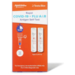 2-Pack SpeedySwab 3-In-1 Covid-19 + Flu A&B Antigen Rapid Test