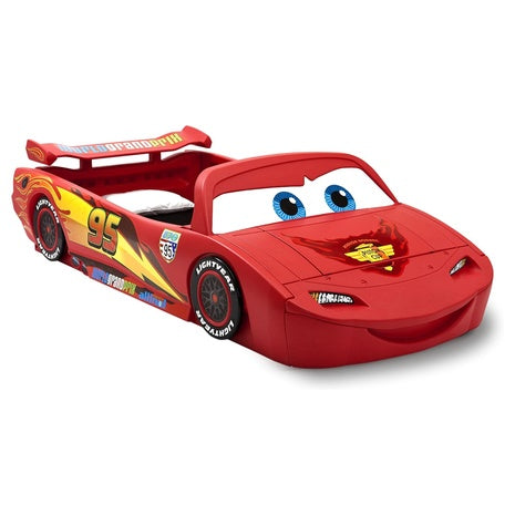 Lightning McQueen Twin Bed with Toy Box