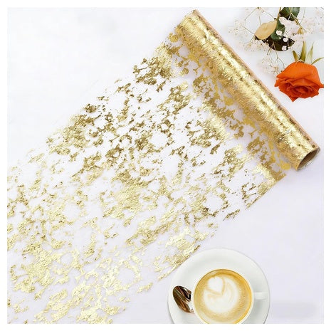 Gold Foil Table Runner