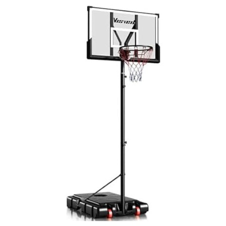 Portable Basketball Hoop System With Adjustable Height 5.7-10ft