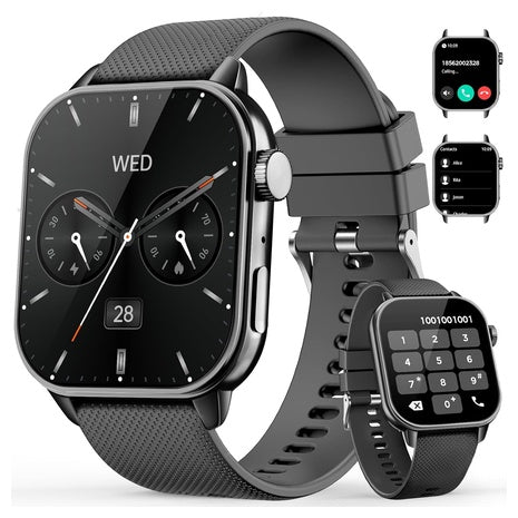 1.85 HD Fitness Smartwatch With 120+ Sports Modes