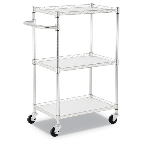 3-Shelf Wire Cart with Liners