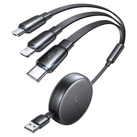 Lisen 3-in-1 Retractable Charging Cable