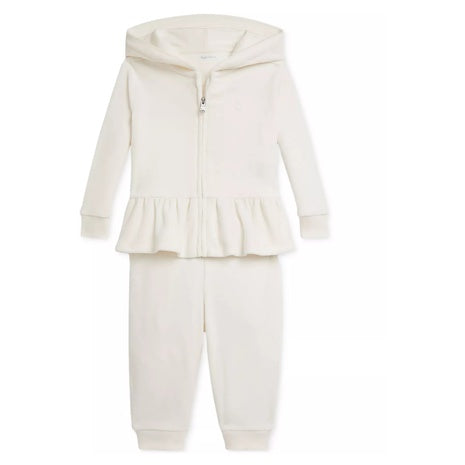 Polo Ralph Lauren Baby Girls Velour Hoodie & Jogger Pant Set