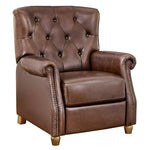 Pioneer Woman Harper Leather Recliner W/ Whiskey Upholstery