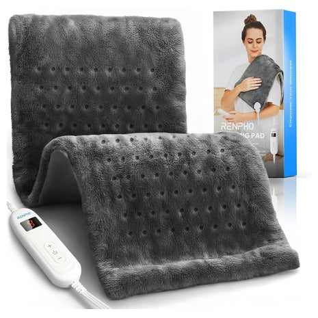 RENPHO 12" X 24" Heating Pad With 10 Heat Settings