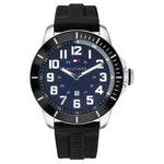 Tommy Hilfiger Men's Black Silicone Strap Watch