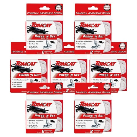 14 Tomcat Press ‘N Set Mouse Traps