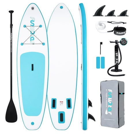 FunWater 10' 6" Inflatable Stand Up Paddle Board W/ Accessories