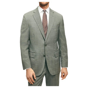 Men's Classic Fit Windowpane 1818 Suit
