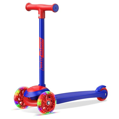 3 Wheel Scooter with LED Front Wheels