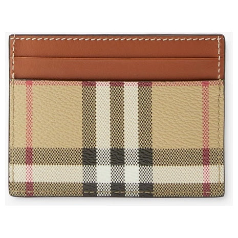 Burberry Signature Women's Check Leather Card Case