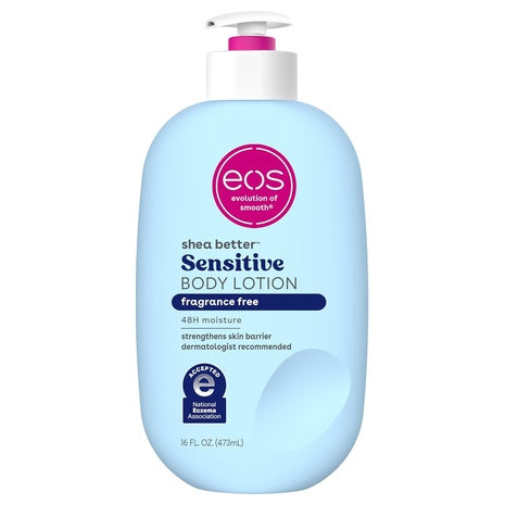 eos Shea Better Sensitive Skin Fragrance Free Body Lotion (16oz)