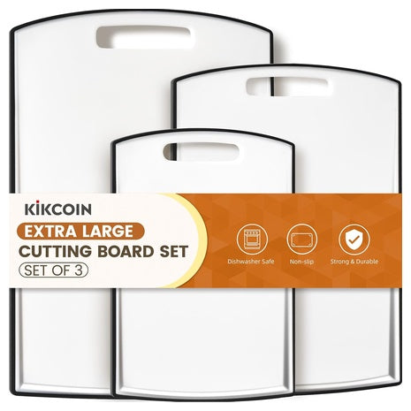 3-Piece Plastic Cutting Board Set
