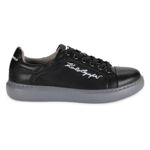 Karl Lagerfeld Paris Men's Low Top Leather Sneakers