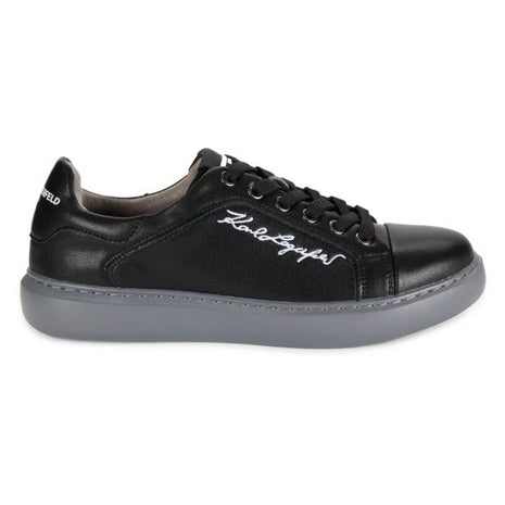 Karl Lagerfeld Paris Men's Low Top Leather Sneakers