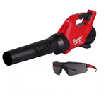 Milwaukee M18 120 MPH Cordless Leaf Blower with Safety Glasses