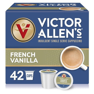 42 Victor Allen’s French Vanilla Cappuccino K-Cup Pods
