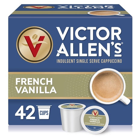 42 Victor Allen’s French Vanilla Cappuccino K-Cup Pods