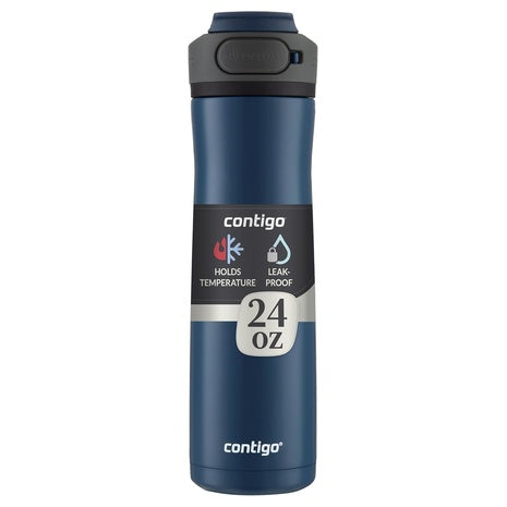 2-Count 24oz Contigo Cortland Chill Stainless Steel Water Bottle