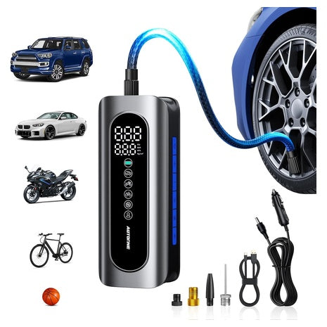 Portable Tire Inflator  with Digital Tire Pressure Gauge