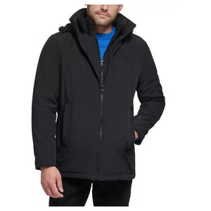 Calvin Klein Men’s Infinite Stretch Jacket w/ Polar Fleece Lined Bib