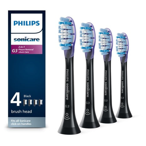 4-Pack Philips Sonicare G3 Replacement Brush Heads