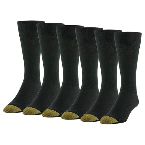 6-Pairs Goldtoe Cambridge Crew Socks