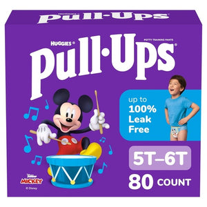 80 Pull-Ups Boys' Size 5T-6T Training Underwear