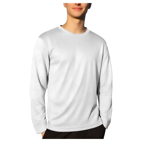 Men’s Long Sleeve UPF 50+ Dri-Fit Rash Guard Shirts