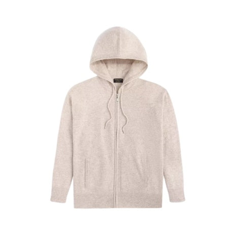 Women's 100% Cashmere Zip Hoodie