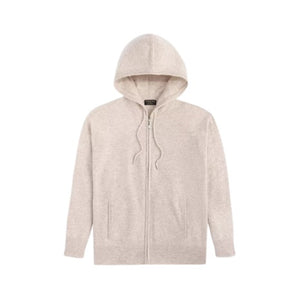 Women's 100% Cashmere Zip Hoodie