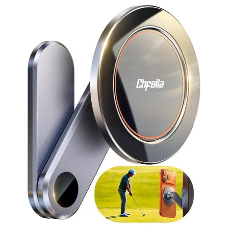 Chfeila 360 Deg. Adjustable Magnetic Golf Cart Phone Holder
