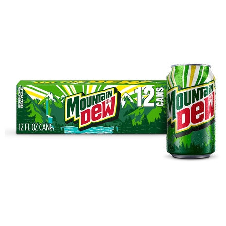 Targeted: 36 Cans Mountain Dew Soda