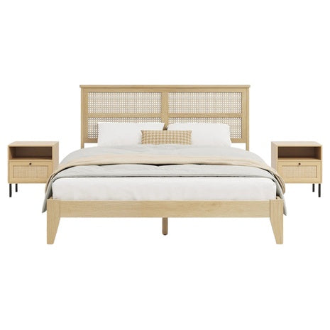 3-Piece Bay Isle Home Aimara Boho Bedroom Set