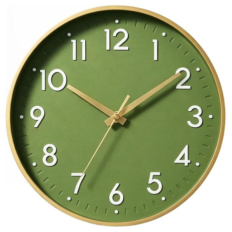 8" Silent Non-Ticking Modern Analog Wall Clock