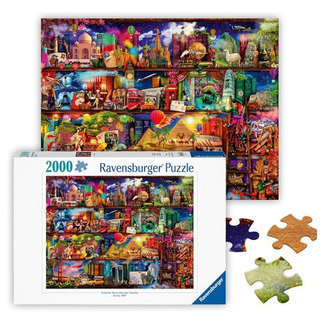 2,000-Piece Ravensburger World of Books Jigsaw Puzzle